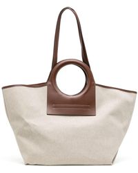 Hereu - Large Cala Leather Tote Bag - Lyst