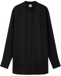 TOTEME - Chemise À Col Lavallière - Lyst
