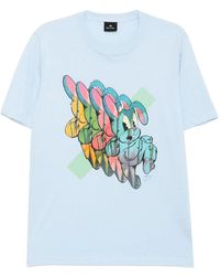 Paul Smith - Bunny Repeat-Print T-Shirt - Lyst
