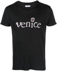 ERL - Venice-print Cotton T-shirt - Lyst