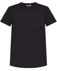 Max Mara - Cotton T-Shirt With Logo - Lyst