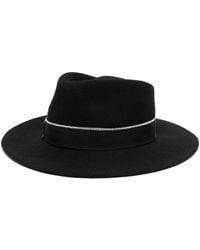 Borsalino - Bow-detail Wool Hat - Lyst