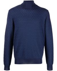 Canali - Roll-neck Knitted Jumper - Lyst