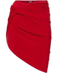 Jacquemus - La Mini Jupe Drapeado Mini Skirt - Lyst