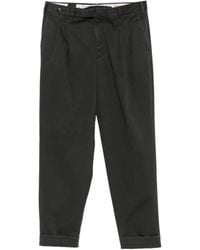 PT Torino - Pleated Turn-Up Trousers - Lyst