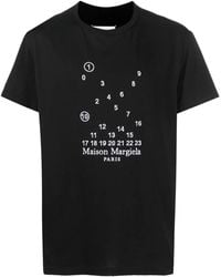 Maison Margiela - Logo Cotton T Shirt - Lyst
