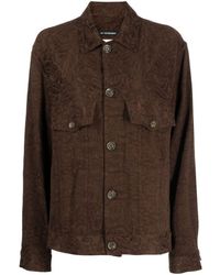 Song For The Mute - Paisley-jacquard Shirt Jacket - Lyst