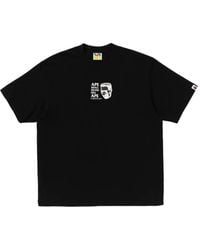 A Bathing Ape - Graphic-Print T-Shirt - Lyst