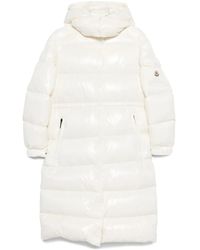 Moncler - フーデッド キルティングコート - Lyst