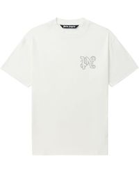 Palm Angels - Stud-logo T-shirt - Lyst