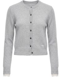 Maria McManus - Mm Baby Lace-Trimmed Cardigan - Lyst