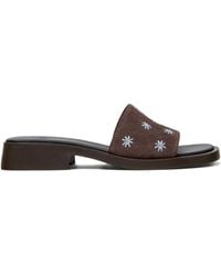 Camper - Flower Suede Dana Sandals - Lyst