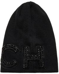John Richmond - Embellished Beanie Hat - Lyst
