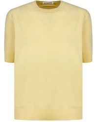 Jil Sander - Cotton Short-Sleeve T-Shirt - Lyst