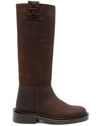 Hereu - Anella Stiefel Aus Wildleder 45Mm - Lyst