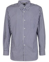 Comme des Garçons - Striped Patch-Pocket Shirt - Lyst