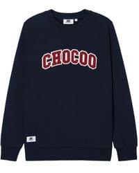 Chocoolate - Felpa Con Ricamo E Maniche Raglan - Lyst