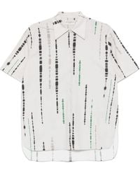 Officine Generale - Hemd mit Print - Lyst