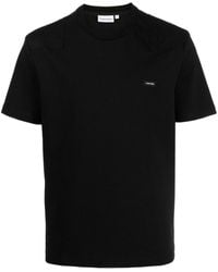 Calvin Klein - T-Shirt mit Logo-Applikation - Lyst