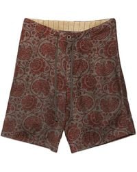 Uma Wang - Floral-Print Drawstring Shorts - Lyst