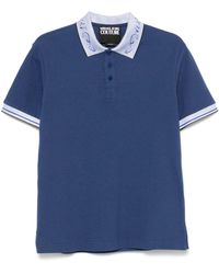 Versace Jeans Couture - Logo-Collar Polo Shirt - Lyst