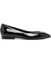 Philipp Plein - Skull-Stud Ballerina Shoes - Lyst