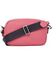 KARL LAGERFELD Logo-Plaque Camera Bag in White | Lyst UK