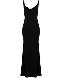 Hamza - Riviera Lace-Panel Maxi Dress - Lyst