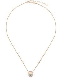 Jacquie Aiche - 14Kt Tourmaline Diamond Necklace - Lyst