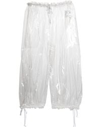 Comme des Garçons - Cropped Transparent Trousers - Lyst