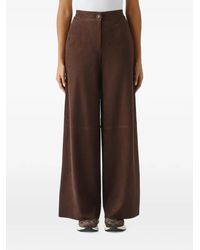 Nenette - Seam-Detail Wide-Leg Trousers - Lyst