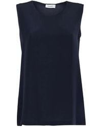 Kangra - Top de crepé y seda - Lyst