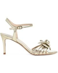 Roberto Festa - Sincler Floral-Appliqué Heeled Sandals - Lyst