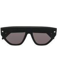 Alexander McQueen - Spike Studs Geometric-frame Sunglasses - Lyst