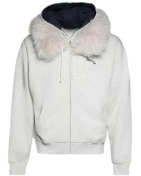 PRAYING - Faux-Fur-Trim Hoodie - Lyst