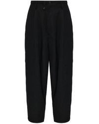Yohji Yamamoto - Wide-Leg Wool Trousers - Lyst