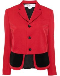 Comme des Garçons - Asymmetric Button-Up Blazer - Lyst