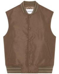 Givenchy - Ärmelloser Blouson Mit Paris-Stickerei - Lyst