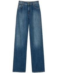 Twinset - Jean Ample À Cinq Poches - Lyst