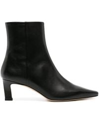 SCAROSSO - Kitty 50mm Leather Boots - Lyst