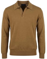 Sease - Fein Gestrickter Polo-Pullover - Lyst