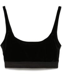 Tom Ford - Velvet Cropped Top - Lyst