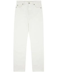 MM6 by Maison Margiela - Cotton Straight-Leg Jeans - Lyst