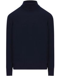 Brunello Cucinelli - High-Neck Cashmere Sweater - Lyst