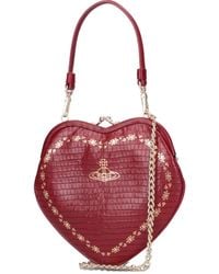 Vivienne Westwood - Belle Heart Frame Tote Bag Mit Kroko-Effekt - Lyst
