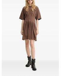 Gestuz - Gzinez Pleated-Waist T-Shirt Mini Dress - Lyst