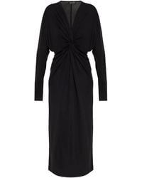 Anine Bing - Mathilde Long-Sleeve Midi Dress - Lyst
