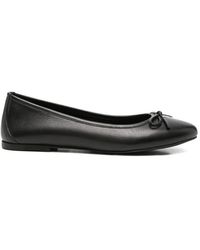 SERGIO MORETTI FIRENZE - Bow-Detail Ballet Flats - Lyst