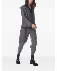 Tessitura - Minimal Lapelless Blazer - Lyst