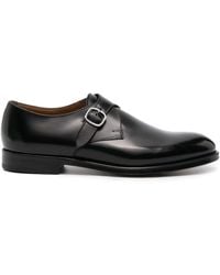 Doucal's - Buckle-fastening Leather Monk Shoes - Lyst